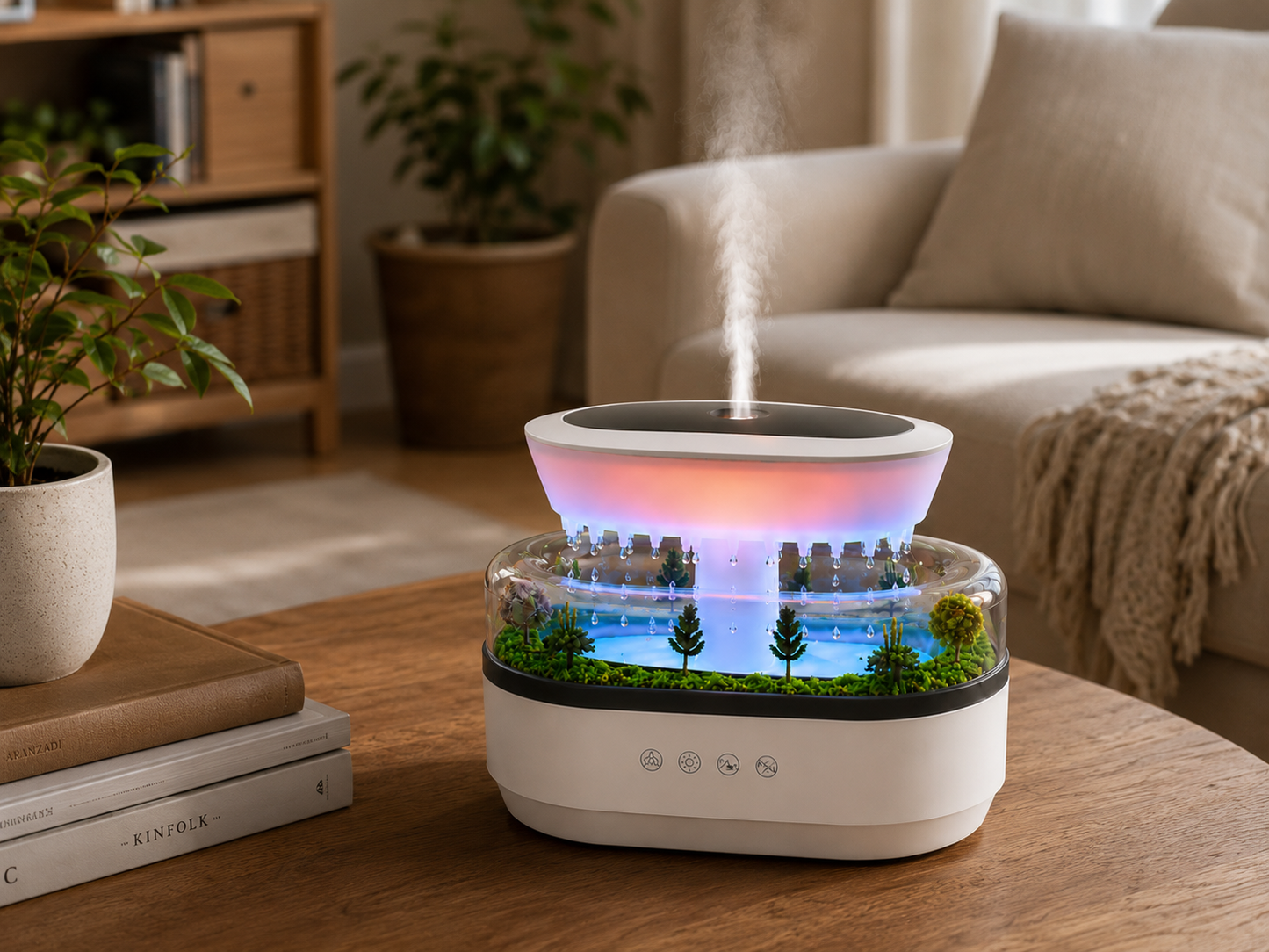 Aromatherapy & Rain Sound Diffuser